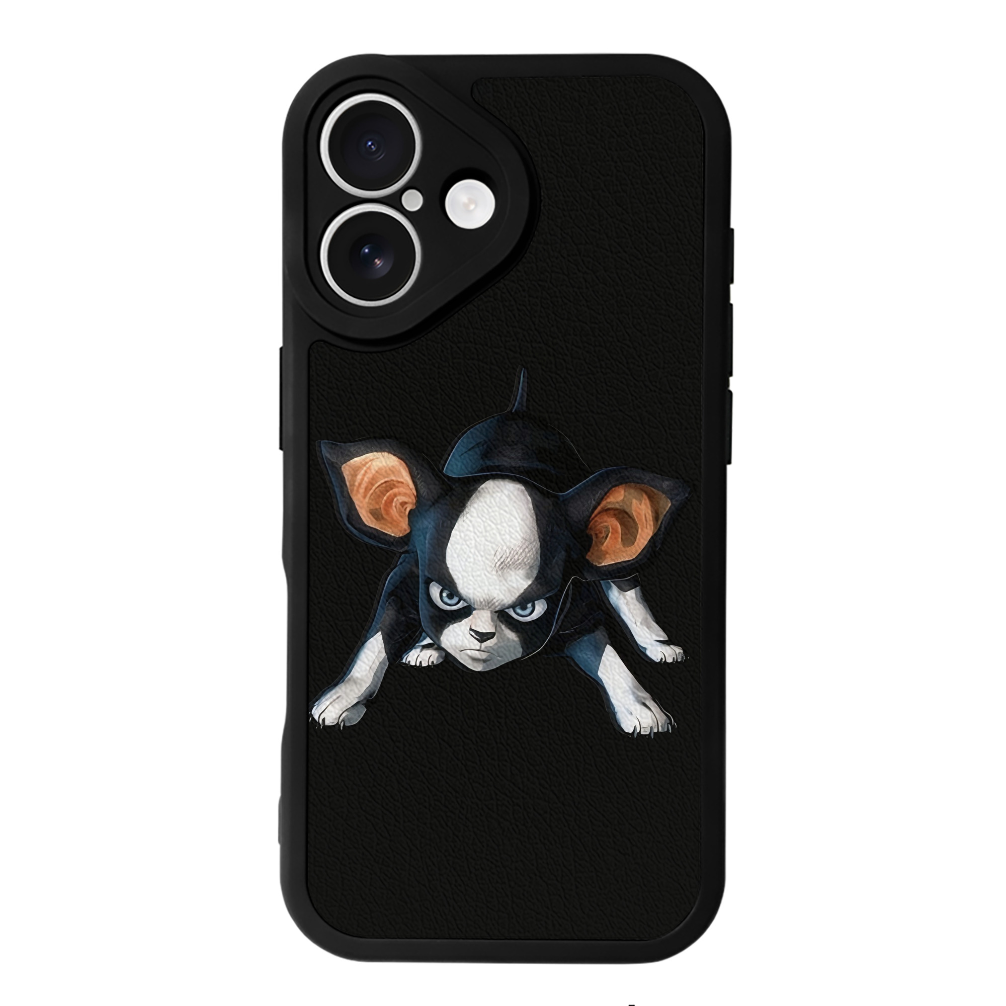 （画像用） ジョジョの奇妙な冒険 イギー JoJo's Bizarre Adventure Iggy 【iPhone 16シリーズ対応】シリコンスマホケース（レザー調） 材質：シリコン